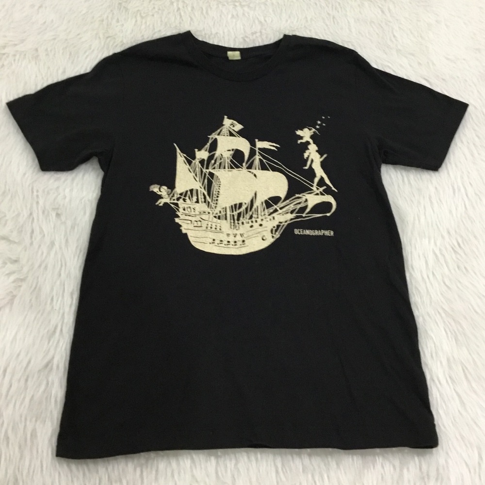 Oceanographer novelty black t shirt